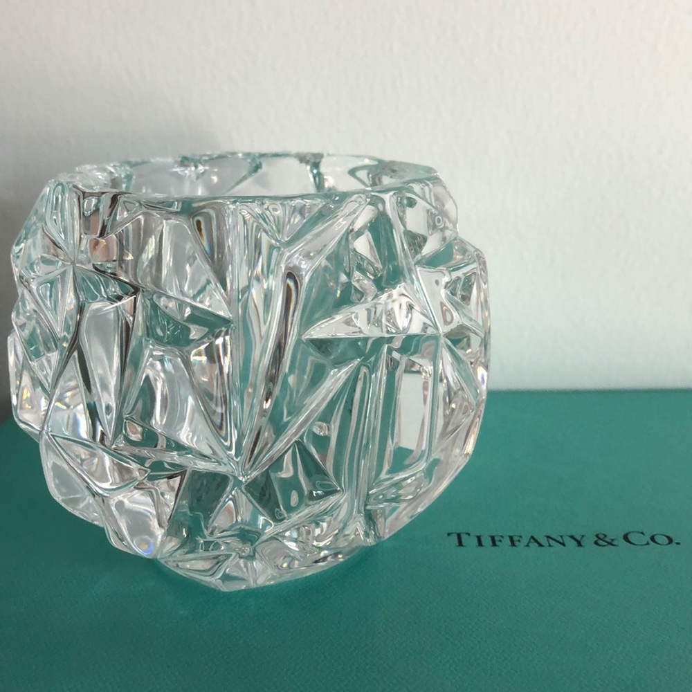 NEW Tiffany Glass Votives (2)